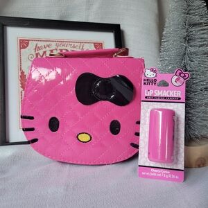 Hello Kitty Pink Crossbody with Lip Smacker